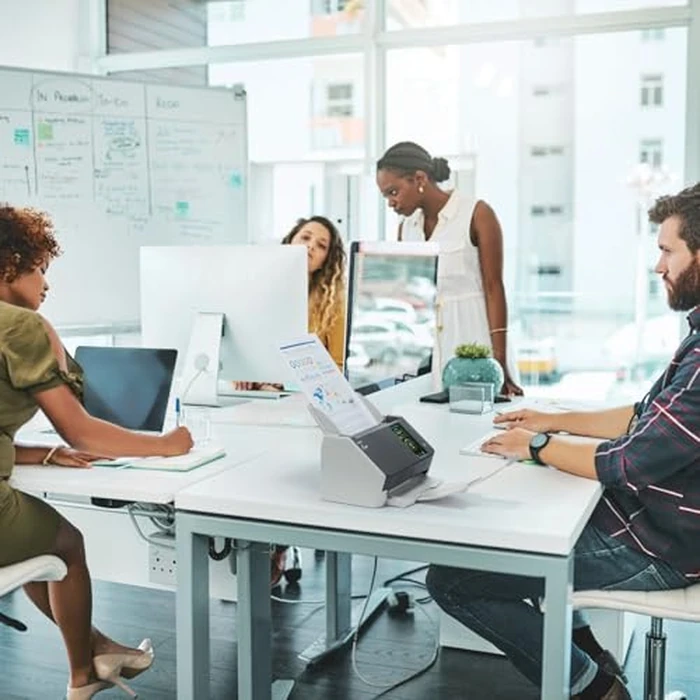 RICOH fi-8040 Fast Front Office & Desktop Document, Receipt, ID Card Scanner with 50 Page Auto Feeder and PC-Less DirectScan Network Scanning Capability by Ricoh - Image 2