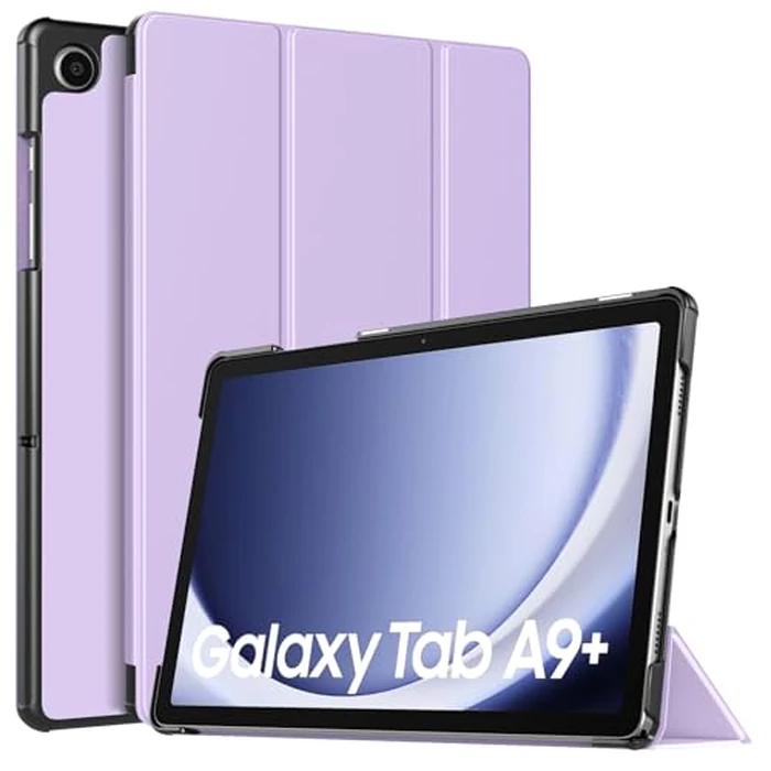 TiMOVO Case for Samsung Galaxy Tab A9+/A9 Plus 11 Inch 2023, Slim Lightweight Stand Hard Back Shell Protective Cover for Galaxy Tab A9+ Tablet SM-X210/X216/X218, Auto Wake/Sleep, Lilac by TiMOVO - Used - Good condition - CA$4.34