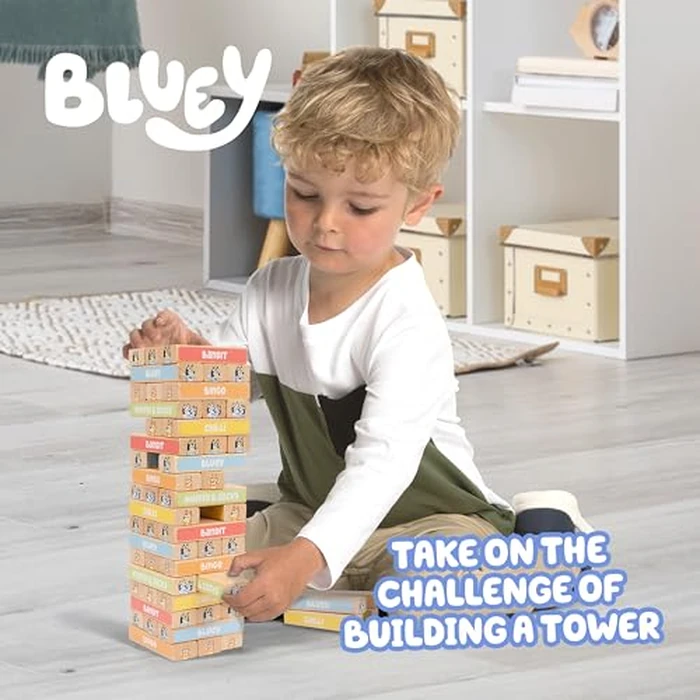 8TH Wonder BLUEY Wooden Tumbling Tower by Bluey - Image 3