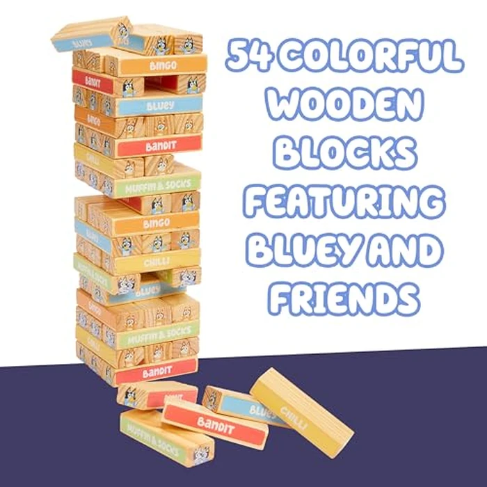 8TH Wonder BLUEY Wooden Tumbling Tower by Bluey - Image 4