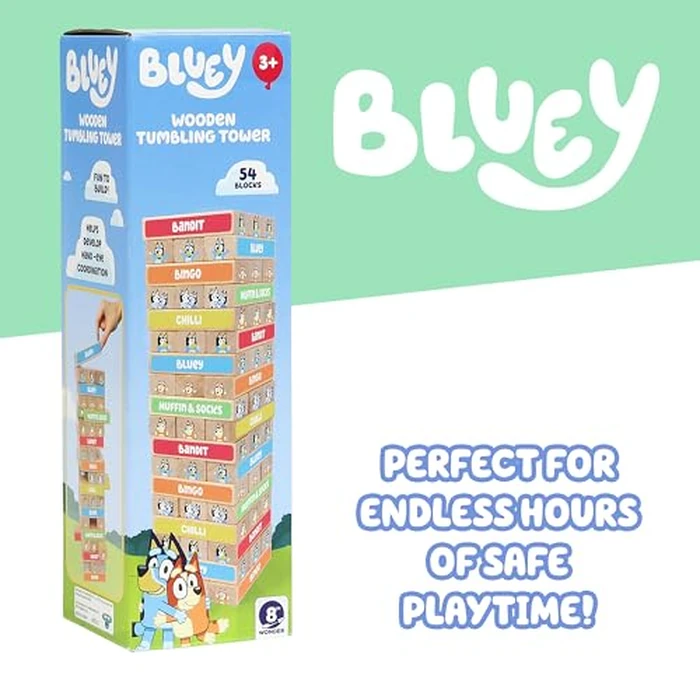 8TH Wonder BLUEY Wooden Tumbling Tower by Bluey - Image 7