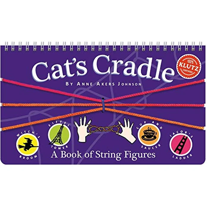 Cat's Cradle (Klutz Activity Kit) 9.44" Length x 0.5" Width x 5.75" Height by Klutz - Used - Acceptable condition - US$2.06