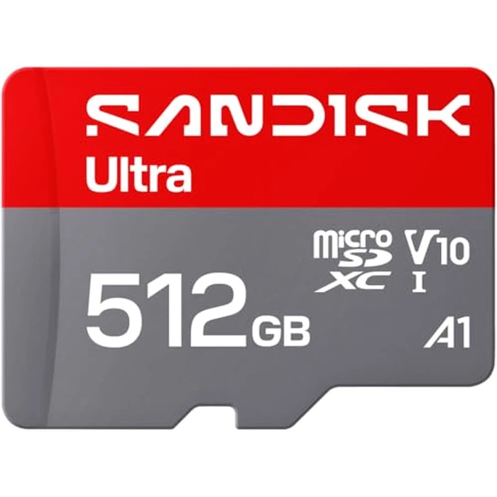 SANDISK 512GB Ultra microSD UHS-I Card - Up to 195MB/s Read Speed, Full HD Video, V10, U1, C10, A3 - SDSQUJQ-512G-GZ6MA by SanDisk - Used - Very Good condition - CA$185.11