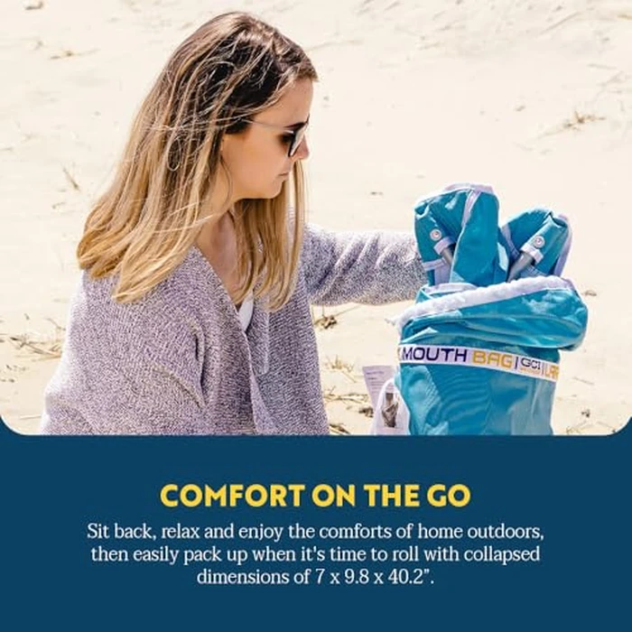 GCI Outdoor Waterside Pod Rocker Outdoor Rocking Chair with Sunshade Canopy by GCI Outdoor - Image 5