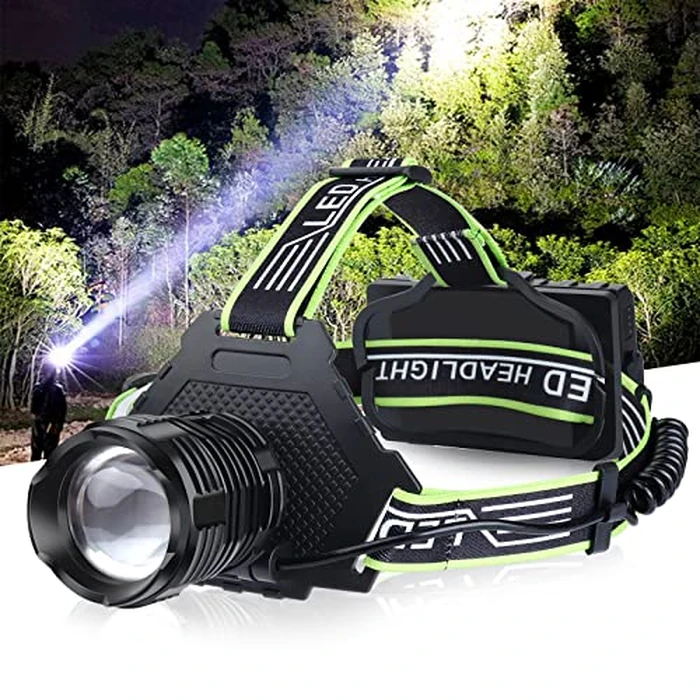 BUD K Rechargeable LED Headlamp, 1000 Lumens Super Bright Headlamp Flashlight with Motion Sensor, 8 Modes, 135 degreesAdjustable, IPX7 Waterproof Head Lamp for Camping, Running, Climbing, Hiking by Bud K - Used - Like New condition - US$25.17