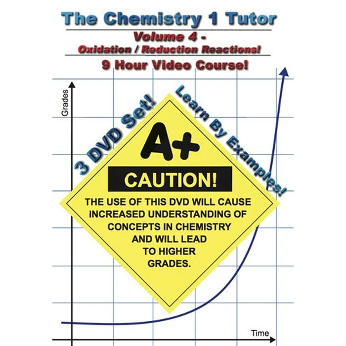 The Chemistry 1 Tutor: Volume 4 - Oxidation and Reduction Reactions by MathTutorDVD.com - Used - Very Good condition - US$9.96