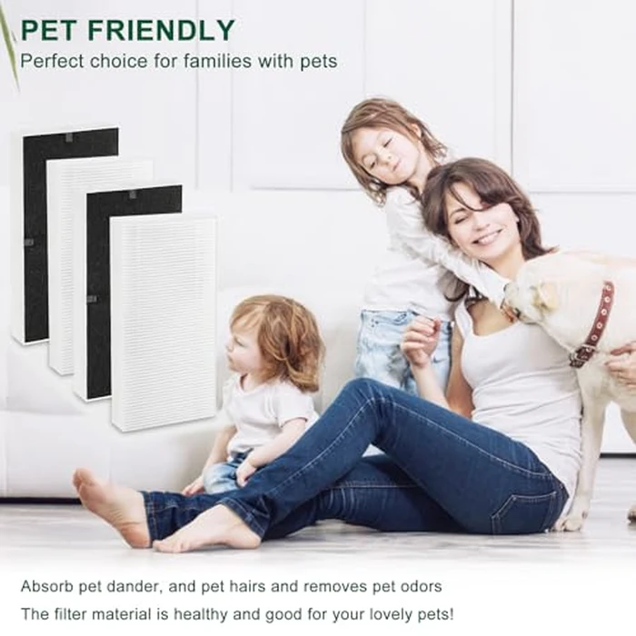 4 Pack Febreze Filter Replacement for FRF102B - Compatible with Honeywell U Filter HRF201B - Fits Honeywell Tabletop & Tower HHT270, HHT290 Series by Bedavol - Image 7