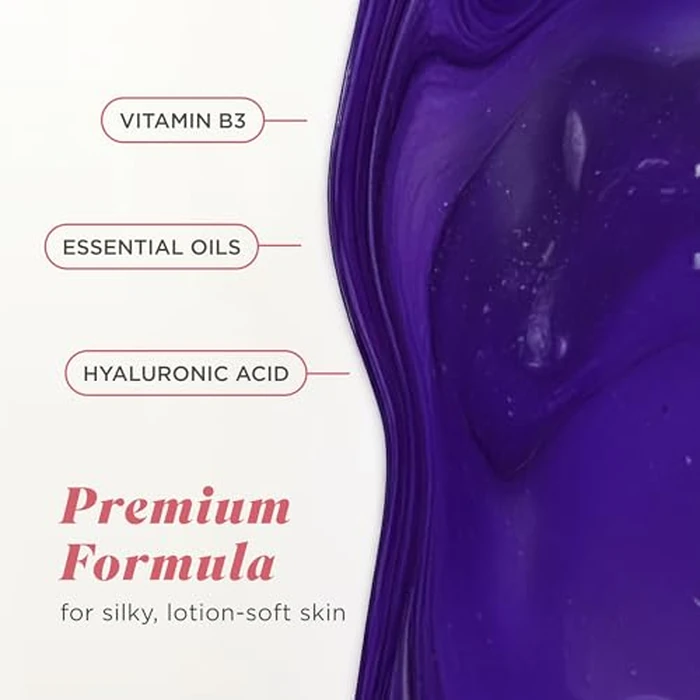 Caress Black Orchid & Patchouli Oil Body Wash with Pump, Hyaluronic Acid & Vitamin B3 for Moisturized, Silky Soft Skin, Long-Lasting Exotic Fragrance, 30 fl oz (4 Pack) by Caress - Image 5