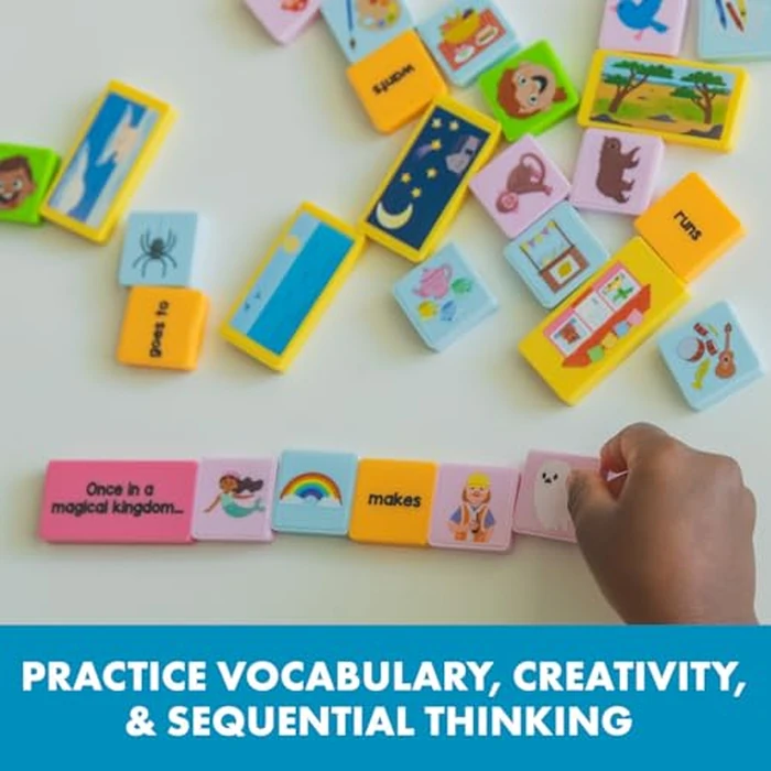 Educational Insights Storytelling Dominoes - Creative Story Prompt Toys & Social Skills Activities, Create Your Own Adventure Sequencing Games, Fun Conversation Starters & Gifts for Kids Ages 3+ by Educational Insights - Image 5