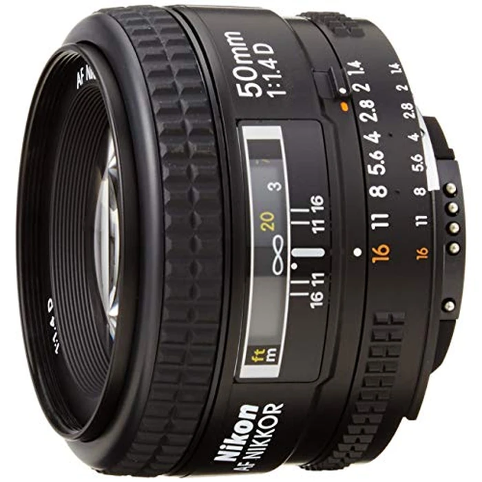 Nikon AF FX NIKKOR 50mm F/1.4D DSLR Lens with Auto Focus for Nikon DSLR Cameras by Nikon - Used - Very Good condition - CA$218.99