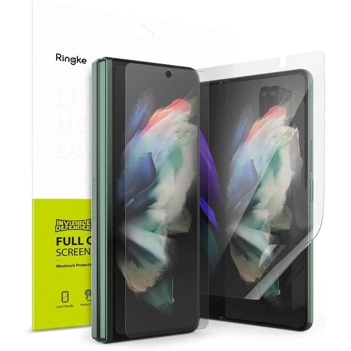 Ringke Full Coverage Screen Protector for Samsung Galaxy Z Fold3 - Clear by Ringke - Image 1