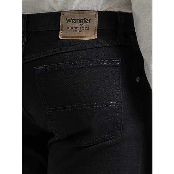 Classic 5-pocket Relaxed Fit Cotton Jean, Black, 34W x 30L by Wrangler Authentics - Image 3