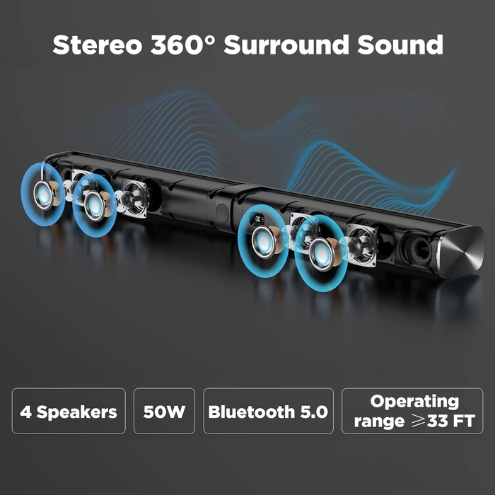 Assist Trust KY8000 Sound Bars - Black by Assist Trust - Image 3