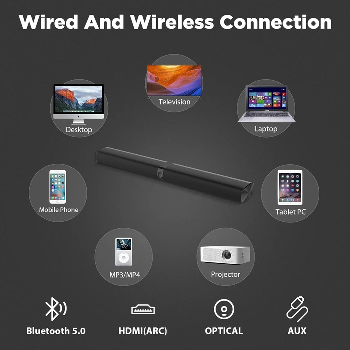 Assist Trust KY8000 Sound Bars - Black by Assist Trust - Image 4