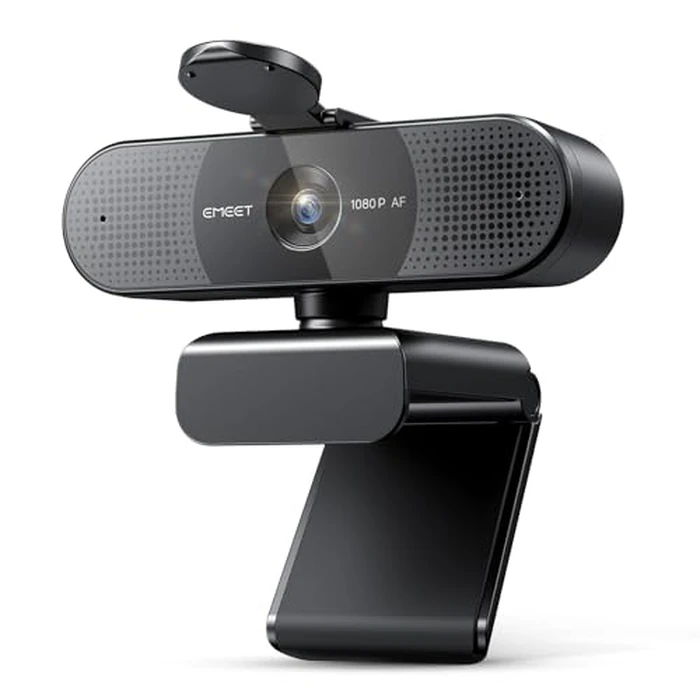 EMEET 2024 Upgraded C960 Webcam, PDAF Autofocus, 73 degrees View Angle, Computer Camera w/Privacy Cover and Microphone, 1080P HD Webcam for PC, Plug and Play USB Webcam for Video Calling/Zoom/Teams/Webex by EMEET - Used - Very Good condition - CA$46.49