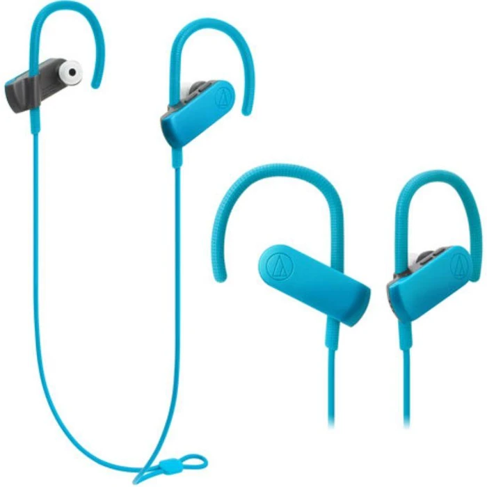 Audio-Technica Bluetooth Sport Headphones ATH-SPORT50BT - Blue by Audio-Technica - Refurbished - Excellent condition - US$43.82