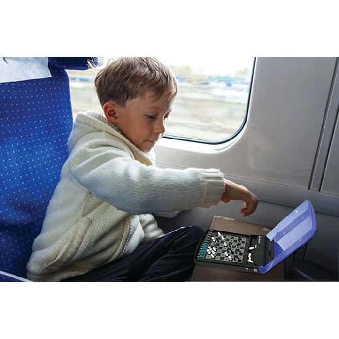 Lexibook, Electronic Travel Chess Set, 32 Pieces, 64 Difficulty Levels, 1 to 2 Players, Strategy Game, Family Board Game, LCG500 by LEXiBOOK - Image 4