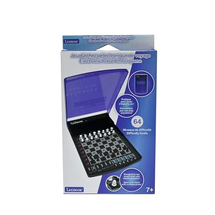 Lexibook, Electronic Travel Chess Set, 32 Pieces, 64 Difficulty Levels, 1 to 2 Players, Strategy Game, Family Board Game, LCG500 by LEXiBOOK - Image 5