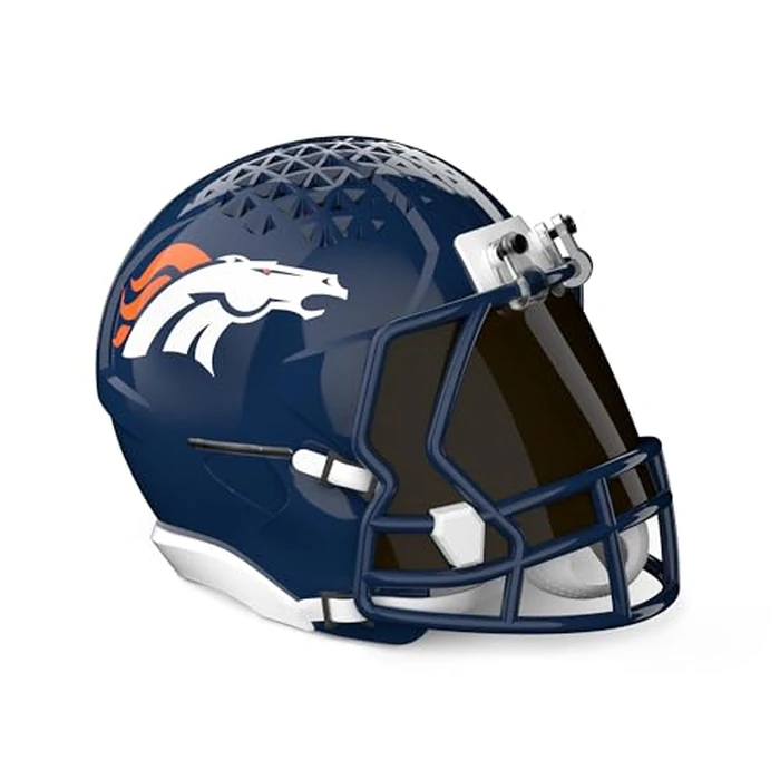 Limited Edition, Officially Licensed NFL Denver Broncos Helmet Stand for Amazon Echo Dot (4th & 5th Generations). Device Sold Separately. by Amazon - Used - Like New condition