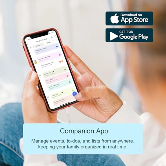 Digital Calendar, Smart WiFi Electronic Calendar&Chore Chart, IPS Touch Screen HD Display for Family Schedules, Share Moments Instantly from Anywhere by YPI - Image 6