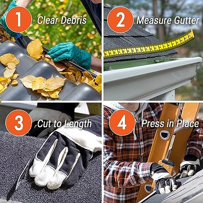 Pro Gutter Guard - 5-Inch K Style Foam Gutter Filter Insert with Year Round Leaf Protection & Easy DIY Installation - GSK532-3 by GUTTERSTUFF - Image 6