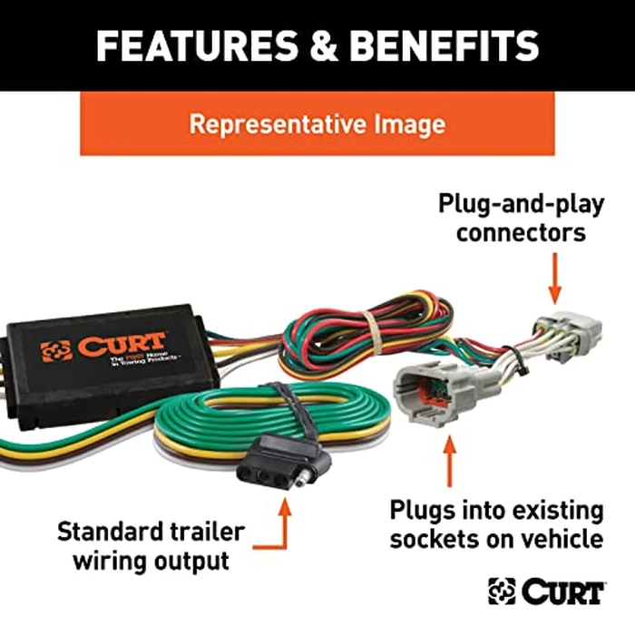 CURT 56016 Custom Wiring Harness by CURT - Image 2