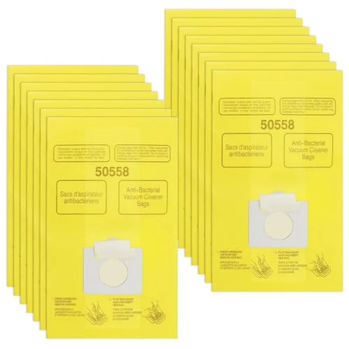 15 Pack Vacuum Cleaner Bags Replacement for Kenmore Canister Type C/Q 5055 50558, Type C-5 C-18,200 series, 400 series, 600 series, 700 series, 800 series Vacuums by Pulluty - Image 1
