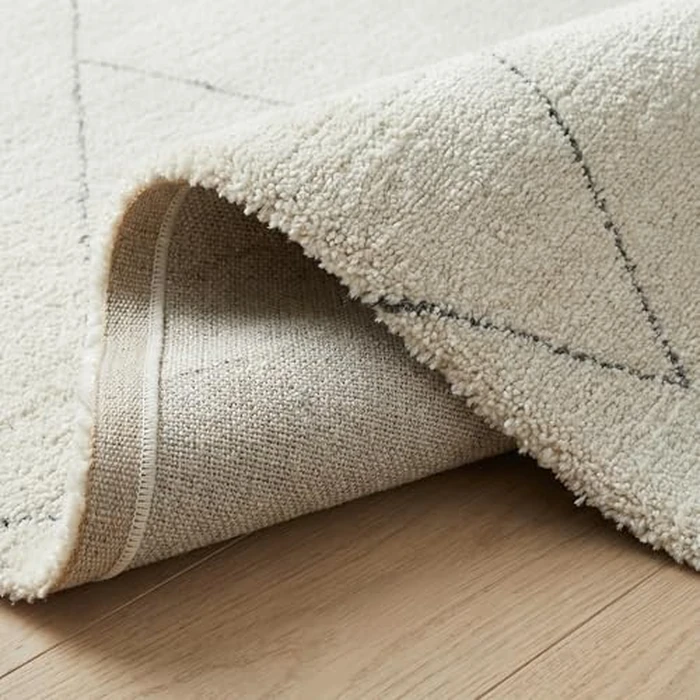 Rug Branch Nysa 2' x 8' (2'3" x 8') Beige/Cream Boho Indoor Runner Rug, Modern, Medium Pile, Stain-Resistant Hallway Carpet - Entryway, Mudroom, Bedroom, and Kitchen by Rug Branch - Image 4