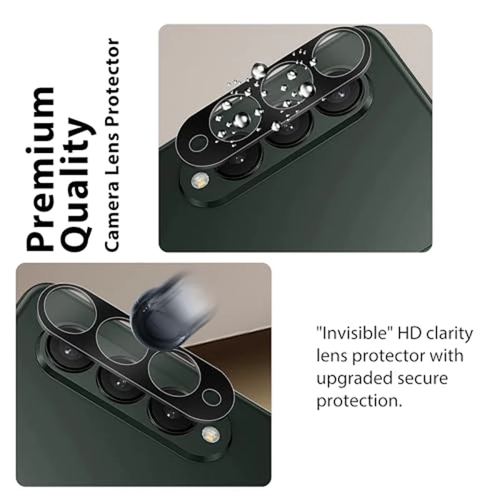 WILLONE 2+2+2 Pack for Samsung Galaxy Z Fold 3 Screen Protector (7.60 inches) with Camera Lens Protector, Case Friendly Tempered Glass Film, Fingerprint Unlock, HD Clear by WILLONE - Image 6