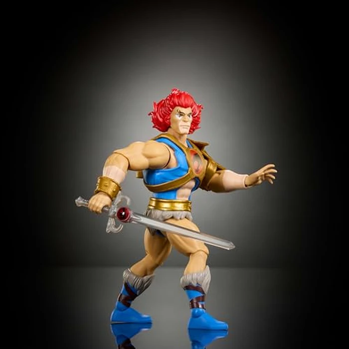 Masters of the Universe Origins & Thundercats Action Figure Lion-O, 1980s Crossover Toy, 5.5 Inch Posable, Removable Armor, Accessory & Collector Card by Masters of the Universe - Image 5