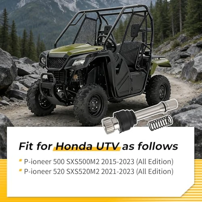 M MATI Rear Propeller Shaft for Honda P-ioneer 500 SXS500M2 P-ioneer 520 SXS520M2 2015-2023 40200-HL5-A00 by M MATI - Image 2