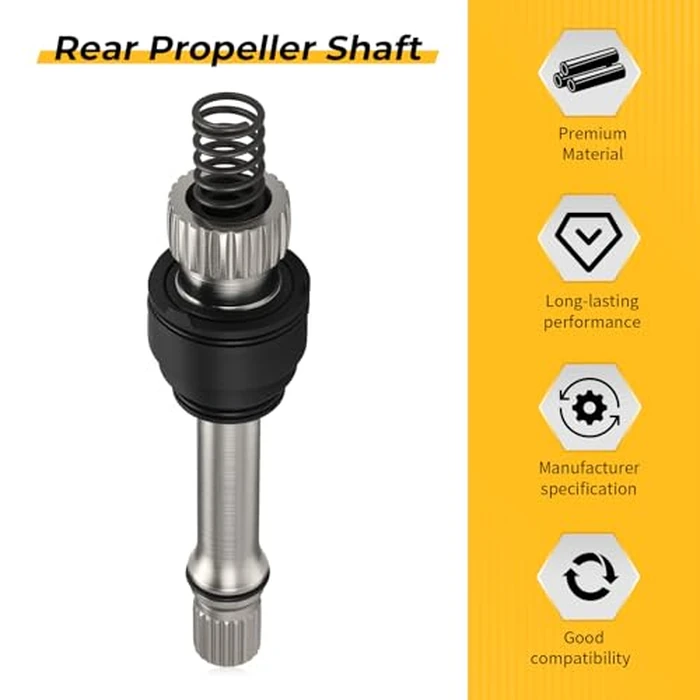 M MATI Rear Propeller Shaft for Honda P-ioneer 500 SXS500M2 P-ioneer 520 SXS520M2 2015-2023 40200-HL5-A00 by M MATI - Image 5