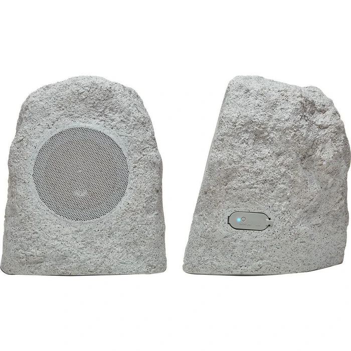ION Audio Glow Rocker Pair Rechargeable Outdoor Bluetooth-Enabled Speakers with Stereo-Link - Gray by ION Audio - Refurbished - Premium condition - US$25.48