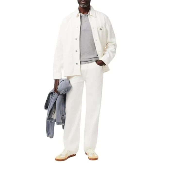 Lacoste Men's Slim Fit L.12.12 Piqué Polo Shirt, Silver Chine, Large by Lacoste - Image 2