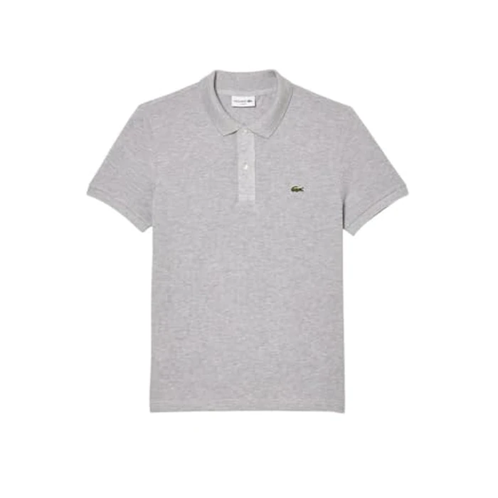 Lacoste Men's Slim Fit L.12.12 Piqué Polo Shirt, Silver Chine, Large by Lacoste - Image 3