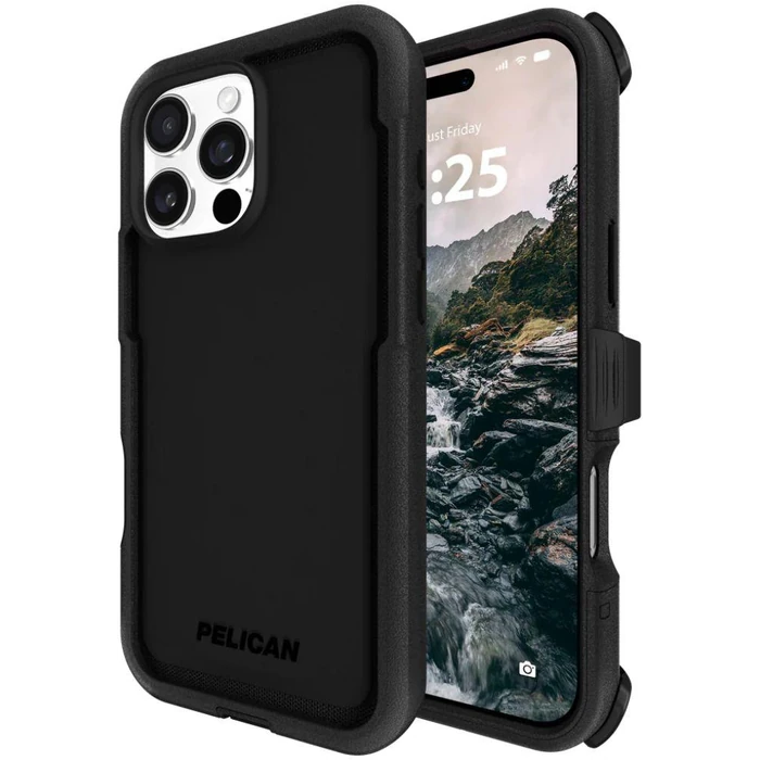 Pelican Voyager MagSafe Phone Case with Holster for iPhone 16 Pro Max - Black by Pelican - Image 2