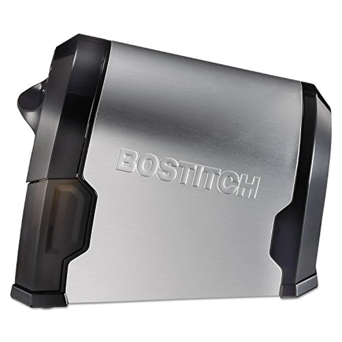 Bostitch Office SuperPro Glow Electric Pencil Sharpener, Heavy Duty Commercial Classroom, Replaceable Cutter Cartridge System, 6-Hole, Silver/Black by Bostitch - Image 4