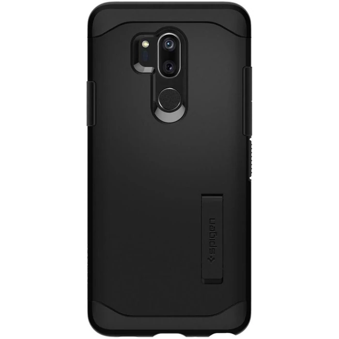 Spigen Slim Armor Phone Case with Kickstand for LG G7 ThinQ - Black by Spigen - Image 6