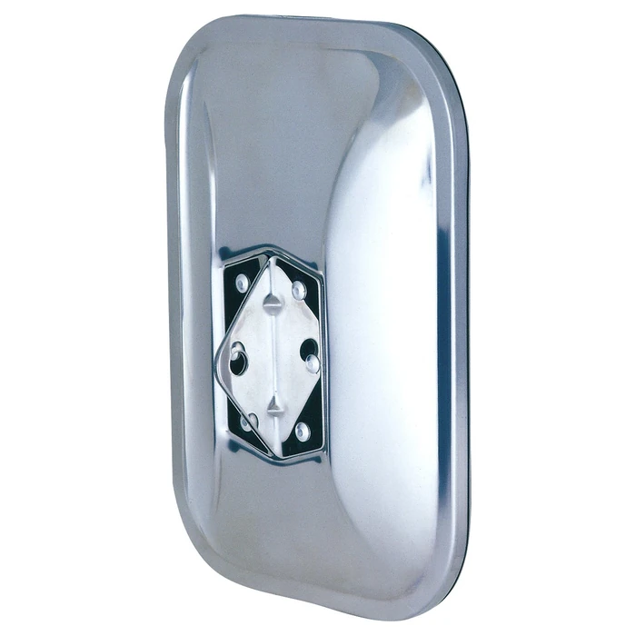 K Source Universal Replacement Mirror Head - Driver & Passenger Side, 7 1/2" x 10 1/2" Glass, Low Mount Style, Chrome Finish, Easy Install, For Cars, Trucks & SUVs by Fit System - Used - Like New condition