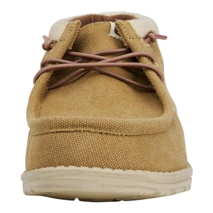 HEYDUDE Men's Wally Mid Salt N Stone Tan/White Size 13 | Men's Shoes | Men Slip-on Loafers | Comfortable & Light-Weight by HEYDUDE - Image 7