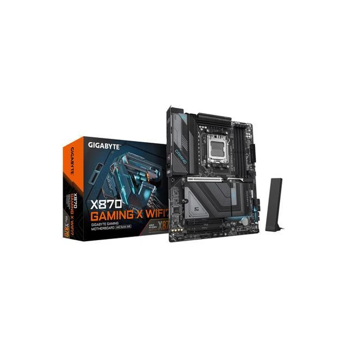 GIGABYTE X870 GAMING X WIFI7 AM5 LGA 1718, ATX, DDR5, 4x M.2, PCIe 5.0, USB4, Wi-Fi 7, 2.5GbE LAN, EZ-Latch, 5-Year Warranty by GIGABYTE - Open Boxproduct Type condition - US$142.00