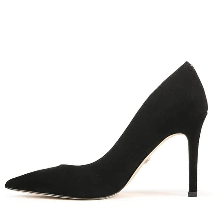 Sam Edelman Women's Hazel Dress Pump, Black Suede, 6.5 M US by Sam Edelman - Image 2