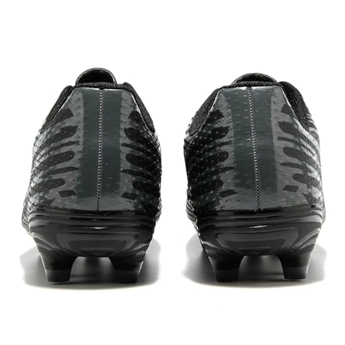 EPIMENO Soccer Cleats Men's and Women's Lightweight Football Shoes Outdoor Rugby Boots Black/Grey by EPIMENO - Image 7