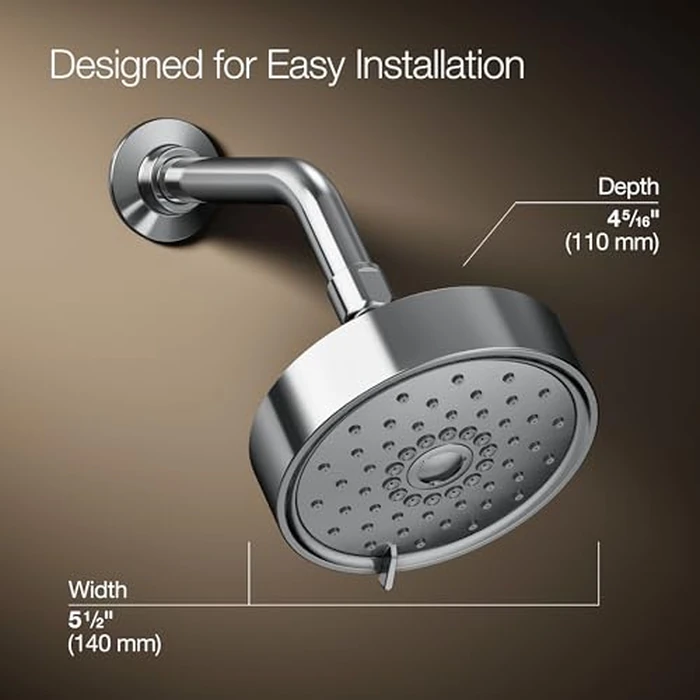 KOHLER 22170-G-CP Purist Showerhead, Polished Chrome by Kohler - Image 3