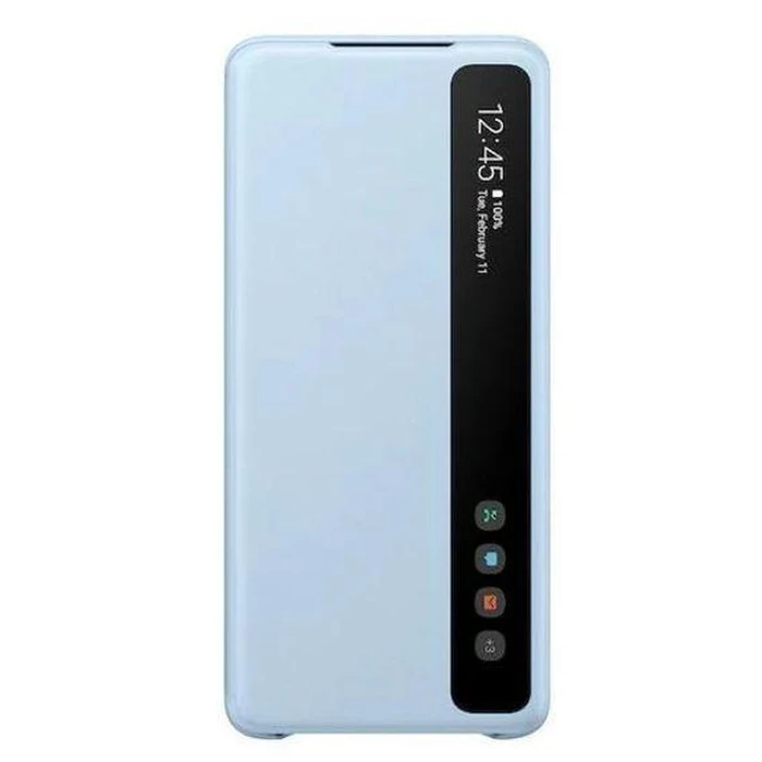 Samsung S-View Flip Phone Cover for Galaxy S20 (5G) - Blue by Samsung - Image 1