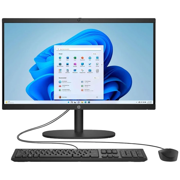 HP 22-dg0007c AIO Desktop 21.45" - Intel Core i3-N300 1.8GHz - 256GB - Black - 8GB RAM - 21.45 Inch by HP - Refurbished - Good condition - US$343.98