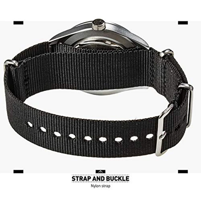 Infantry Military Watches for Men Tactical Wrist Watch, Waterproof Outdoor Sport Field Black Mens Analog Wristwatch, Army Casual Work 12/24 Hr Date Day Nylon Band by Infantry - Image 6