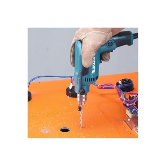 Makita DP2010 Drill 1/4" v.v.r. 0-4,000 RPM, High Speed 350W by Makita - Image 2