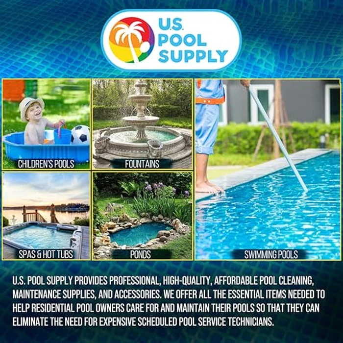 U.S. Pool Supply 1.5" Heavy-Duty Above Ground Pool Hose Replacement Kit - 3 Foot and 6 Foot Hoses, 2 Connection Adapters, 4 Clamps - Compatible with Intex Pool Filter Pumps by U.S. Pool Supply - Image 7