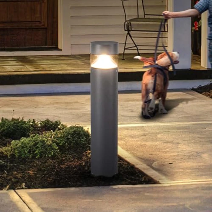 Linkmoon Outdoor Pathway Light, 32 in IP65 Waterproof Driveway Lights, 3000K led Landscape Lighting Outside，620LM Path Lights, 120V Hard Large Bollard Lamp for Garden Yard Patio Lawn Walkway Decor by Linkmoon - Used - Like New condition - US$105.33